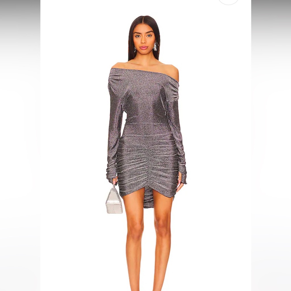 By Dyln Nina Dress in Silver